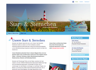 Stars und Sternchen im Deutschen Küstenland